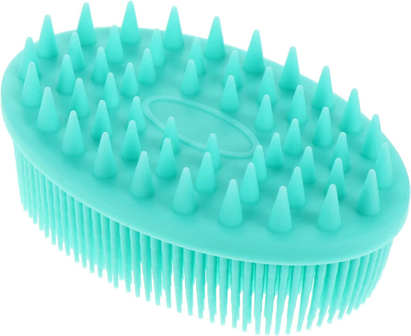 Baby Silicone Body Bath Brush Cradle Cap Brush, Soft Hair Massage Brush for Newborns, Toddlers, Kids