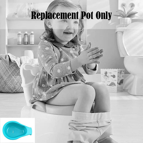 GMP68 Replacement Seat for Sea Me Flush Potty Chair - ~ Replacement Pot ~ Teal Color