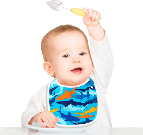 Baby Bibs – Soft and Absorbent Organic Cotton Bandana Drool Bibs Set for Boys and Girls (0-36 Months)