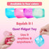JIACAI 3pack (3pcs) Stress Cube Squishy Stress Balls for Kids Ice Cubes Squishy for Adults Fidget Toy for Your Best