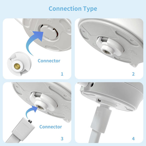 Baby Monitor Mount, Universal Baby Monitor Mount for HB6550/HB65/...(White)