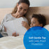 BrightCare Kids Waterproof Bed Pad - Washable Underpad with Tuck in Sides - Soft Quilted Reusable Bed Wetting