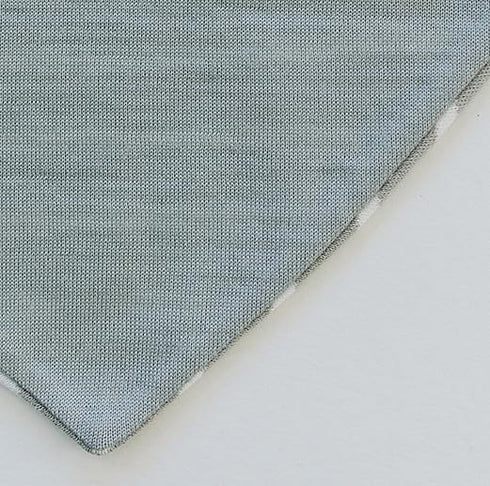 Pack 2 Woolino Merino Wool Baby Bibs - Highly Absorbent Bandana Bib with Cotton Outer Layer and Merino Wool Inner Layer