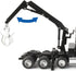 ERTL Freightliner 122SD Logging Truck Toy, 1:32 Scale with Trailer and Logs for Toddlers