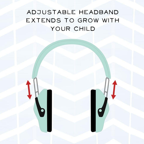 Kids Noise Cancelling Ear Muffs - Toddler Hearing Protection Headphones for Sensory and Autism