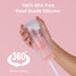GUARDIX Set, 3 1 Silicone Bottle Cleaning Brush,Baby Travel Essential Bottle Brush in Silicone Brush, Nipple Brush