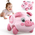 OCHIDO Baby Toy 6-12 Months, Musical Piggy Crawling Infant Toys with Light,