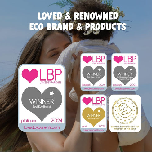 4, 88 Count) Eco by Naty Baby Diapers - Plant-Based Eco-Friendly Diapers, Great for Baby Sensitive Skin and Helps