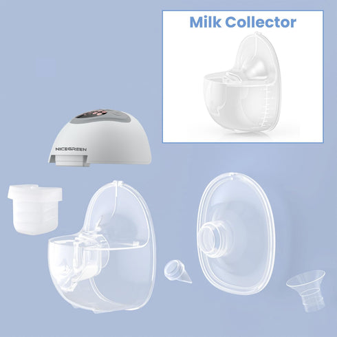 S32 Milk Collector Compatible with NICEGREEN LIFE Hands-Free Breast Pump Accessories
