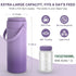visvold 2x9.5oz 360 24 Portable Breast Milk Cooler with Touch Temperature Display, Milk Chiller with BPA-Free Bottles