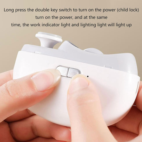 JzcsdkSIL 2 Trimmer Electric Automatic Nail With Speeds Fingernail Cutter Rechargeable Safety Fingernail For Baby Kids
