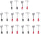 VBESTLIFE Dollhouse Repair Tools, 20pcs Mini Dollhouse Wrench Hammer Kit