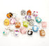 20 Packs Animal Squishies Toys Keychains Set, Mini Stress Relief Squeeze Toys for Kids Birthday Gifts