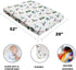 FIGEPO 4 Pack Mallard Duck Baby Crib Sheets Neutral Unisex Breathable Fitted Nursery Sheets for Baby Girl or Boys (Crib