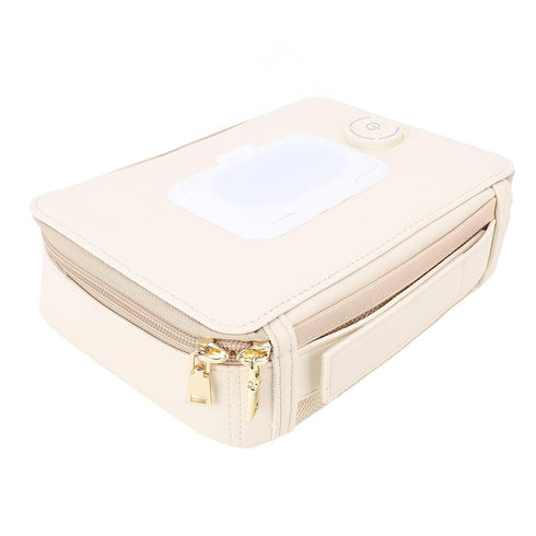 RiToEasysports Baby Wipe Warmer, Deluxe Heated Wipe Warmer with PU Leather Design Built-in Heating Function for Baby