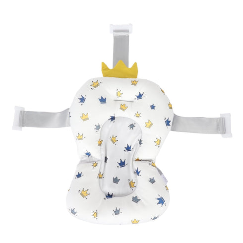 Hamwesh 0-12 Baby Bath Cushion, Soft Breathable Bathtub Seat for Months with Nonslip Quick Dry Design Skin Friendly