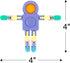 3 1 (Set 12), 4 5 6 7 8 ArtCreativity in Robot Fidget Spinner Pop It Toys of Bulk Transformer Fidget Toys for Sensory