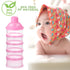 Accmor 5 Formula Dispenser On The Go, Compartments Stackable Formula Container for Travel, Baby Milk Powder Kids Snack