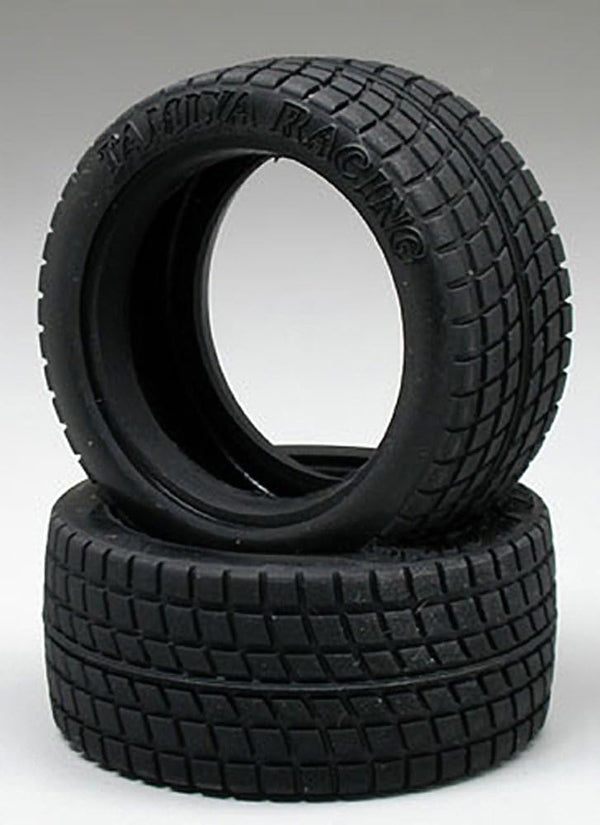 Tamiya TAM50568 300050568 – M-Chassis Profile Tyres (2) Construction, 54 x 24 mm by TAMIYA
