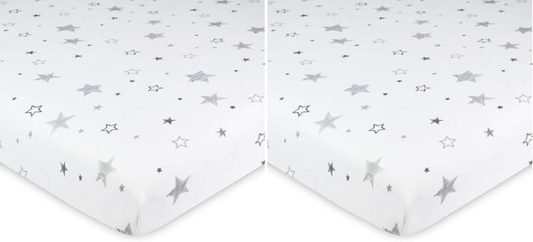 American Baby Company 100% Natural Cotton Fitted Mini Crib Sheet 38" x