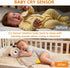 BEREST Rechargeable Baby Cry Sensor Sleep Soother Heartbeat Bear Lovey Blanket Comforter Toy, Help Newborns Go to Sleep