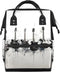 Hsnar Music Guitar Waterproof Diaper Bag Backpack Large Capacity Baby Bag with Stroller
