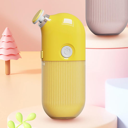Srliya 6000RPM 6 Baby Electric Nail File Low Noise Adjust Speed Prevent Slip Nail Care Grinder with Heads