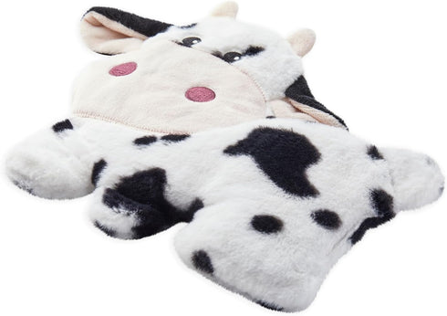 Zodaca Microwavable Cow Plush Heating Pad, Stuffed Animal (Lavender Scented)