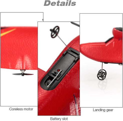 Z50 2.4G 2CH GoolRC RC Airplane, Remote Control Airplane, EPP Foam RC Plane Glider with Gyro RTF Easy to Fly