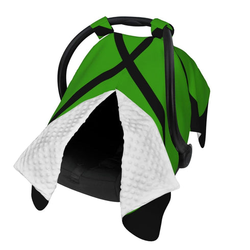 Zhbvncp Four-Leaf Clover Baby Car Seat Cover & Breastfeeding Nursing Cover - Breathable