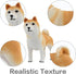 DINOBROS Dog Figurines Playset 8PCS Realistic Detailed Plastic Puppy Figures for Kids Cake Topper
