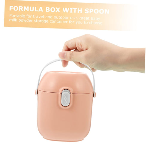 GALPADA Portable Formula Dispenser with Spoon Sealed Milk Powder Holder Double Design for Sanitary Storage Durable