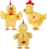 Easter Chicken Animal Toy Doll - Electric Crazy Plush Chicken with Sound Music, Laying Egg