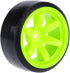 GoolRC 4PCS/Set Hard Tyre Replacement for 1/10 Drift Car, Compatible with Traxxas HSP Tamiya HPI Kyosho (Green)