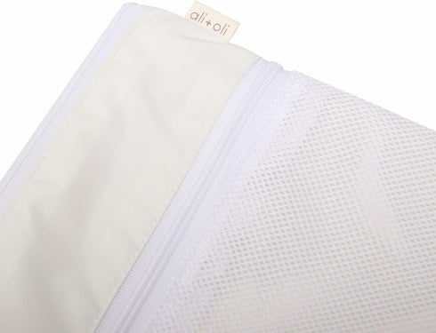 Bag,15x12 inches Ali+Oli Water Resistant Dual-Compartment Wet-Dry Bag for Travel, Hook to Stroller, Daycare, Diapers