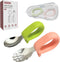 BOVELLA Toddler Utensils, Stainless Steel Baby Forks and Spoons Set with Silicone Handle,
