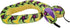 54 Inches Wild Republic Snake Plush Stuffed Animal Toy, Gifts for Kids, Siamese Whirlpool