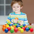 LovesTown 20 PCS Smile Face Stress Balls, 2.5 Inch Office Fidget Toys for Desk, Sensory Toys for Kids Stress Relief