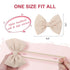 YanJie 3 Pcs Soft Nylon Headbands for Baby Girls - Hair Bow Hair Accessories for Newborn Infant Toddler Kids