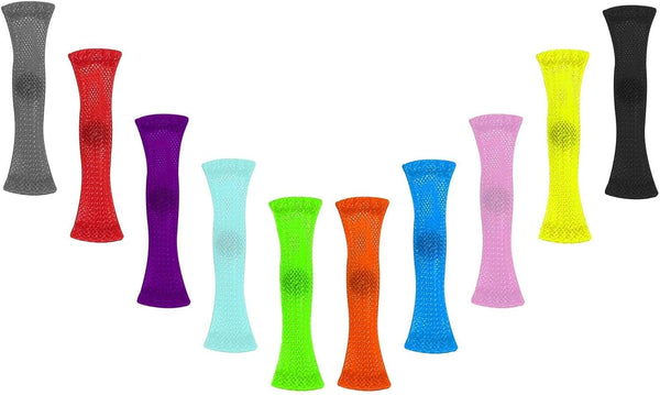 Vanblue Fidget Toy 10Pcs Marble Mesh Sensory Marble and Mesh Fidget Stress