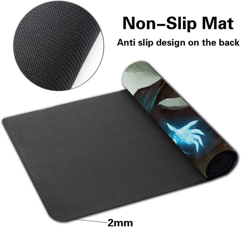 Board Game TCG Playmat Table Mats - 60X35 cm Mousepad Compatible for MTG CCG RPG Trading Card Game