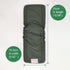 5 12 Pack Gussets 12FLN ALVABABY Reusable Layers Inserts with for Baby Cloth Diaper and Cloth Diapers Covers