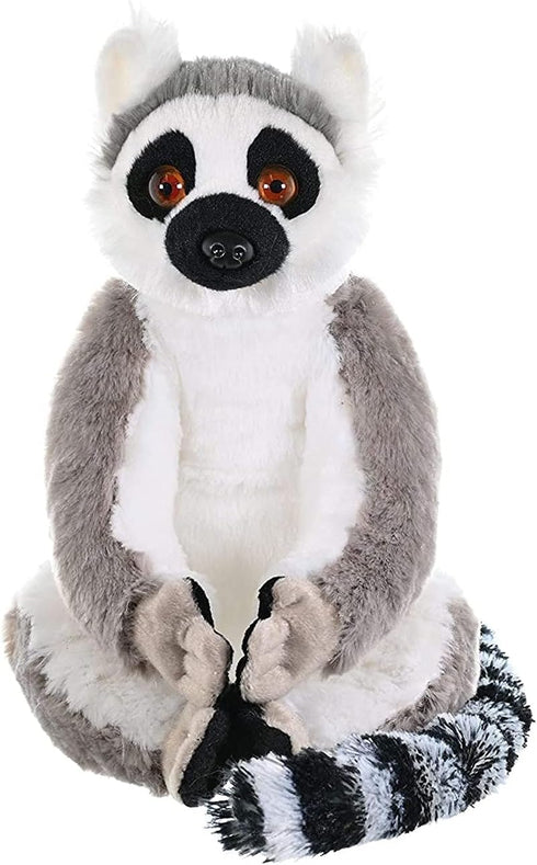 Wild Republic Cuddlekins Ring Tailed Lemur Plush, Stuffed Animal, 12 Inches, Gifts for Kids, Plush Toy