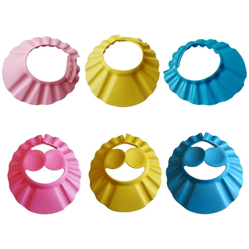Pjeghbvop Kids Shampoo Hat Bathing Eye Protective Shower for Newborn Toddler & Adjustable Caps Shower Bath Gear
