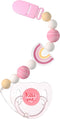 Aori Pacifier Clips for Rebron Baby Dolls Pacifier Holders Silicone Paci Clips