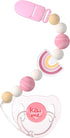 Aori Pacifier Clips for Rebron Baby Dolls Pacifier Holders Silicone Paci Clips