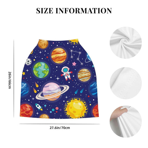 Schgap Cartoon Stars Car Seat Cover for Baby, Soft Stroller Cover Nursing Cover Breastfeeding Baby Carrier Covers