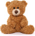 Tezituor Small Teddy Bear Stuffed Animal - 18inch Cute Plush Toy for Kids (Brown)