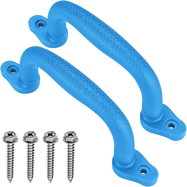 Playset Handles Playground Slide - SELEWARE Safety Hand Grips Bar for Outdoor Playhouse, Jungle Gym, Treehouse
