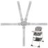 XZESH High Chair Straps Replacement Compatible with Graco Highchairs, Replacement Harness Straps for